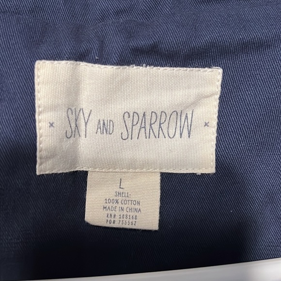 Sky and Sparrow Navy Blue Jacket size large juniors NWOT - Picture 4 of 4